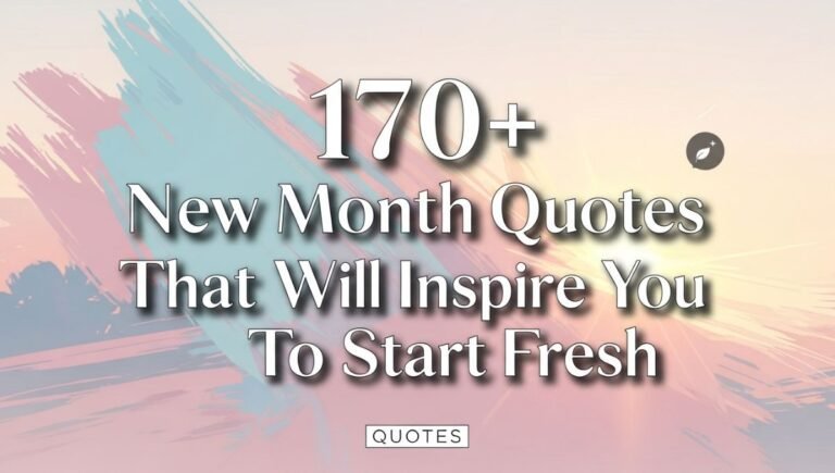 New Month Quotes