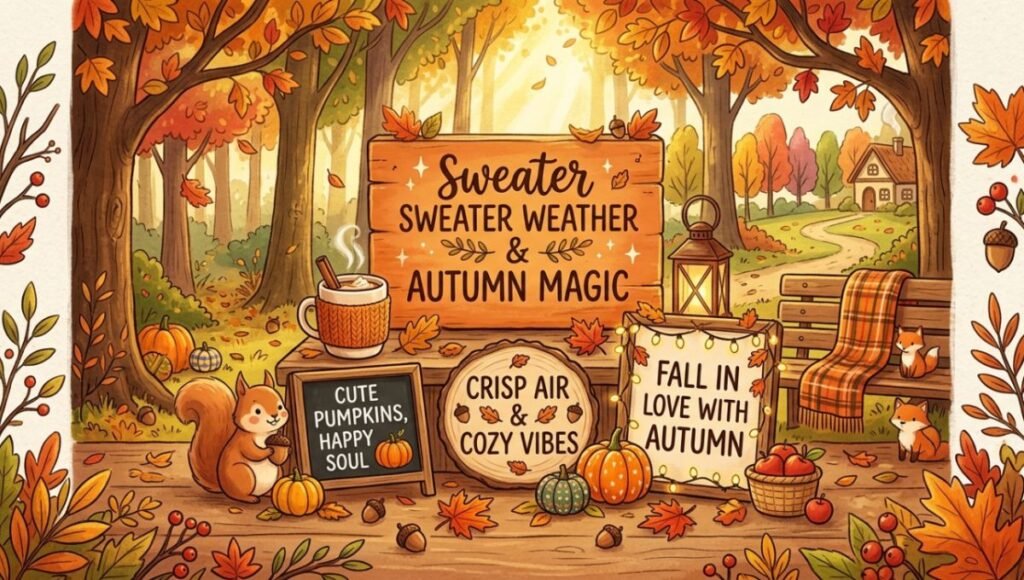 Cute Fall And autumn quotes short
