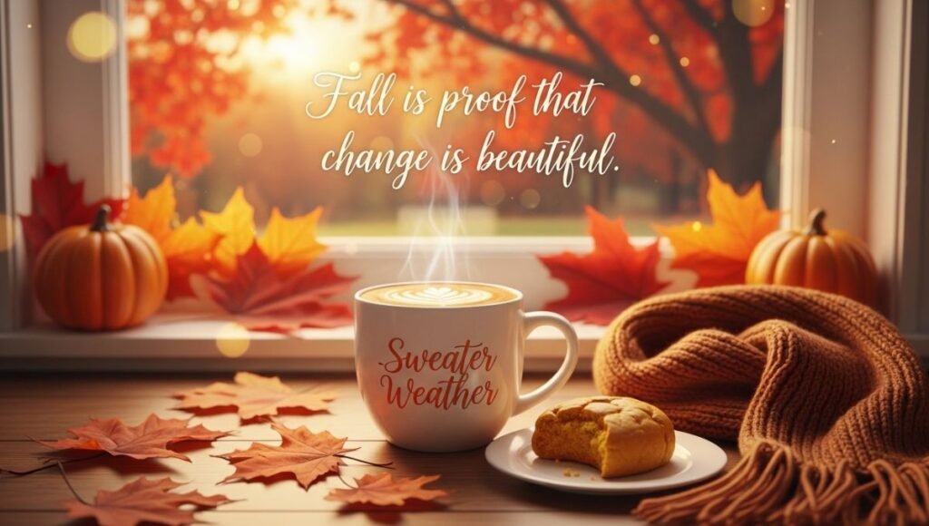 aesthetic cute fall quotes