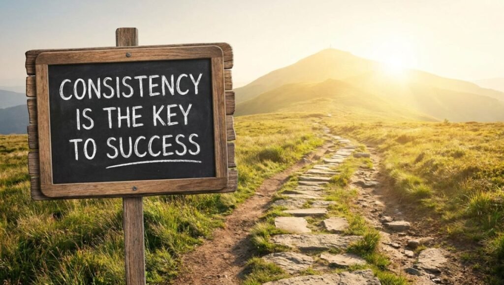 consistency is the key to success quotes