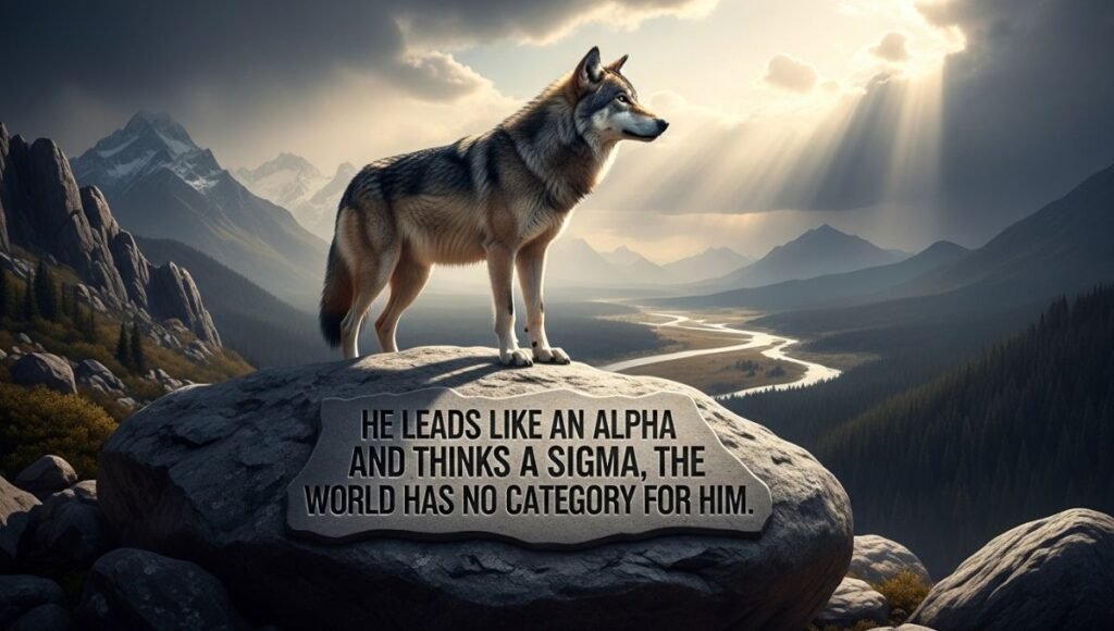 Alpha Sigma Male Quotes
