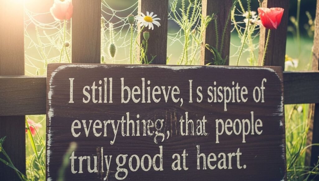 Anne Frank Quotes About Hope