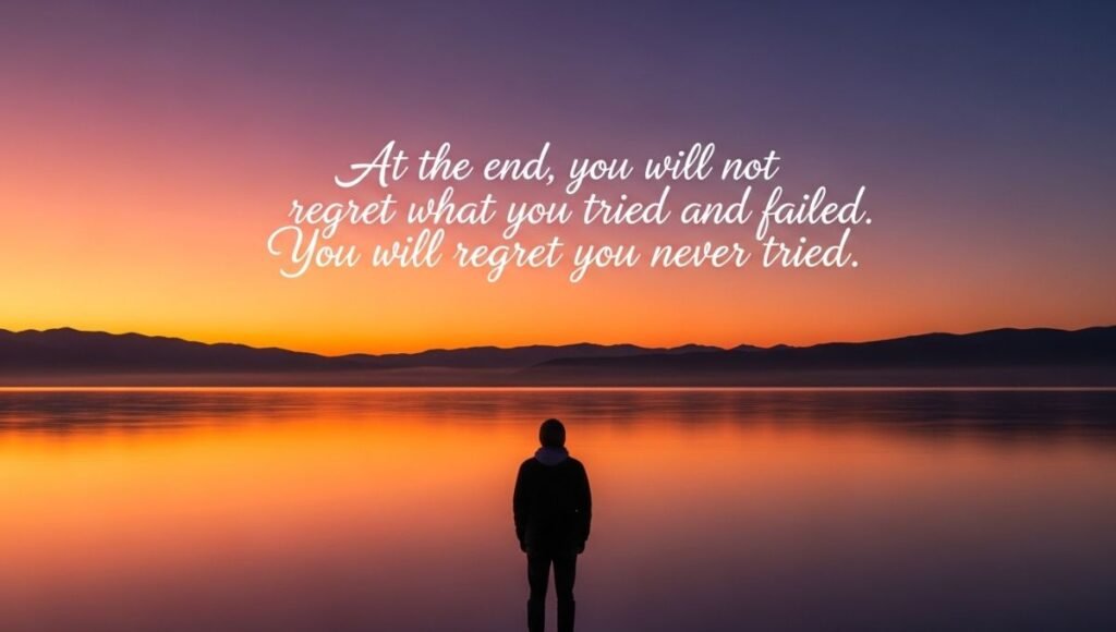 Die With No Regrets Quotes