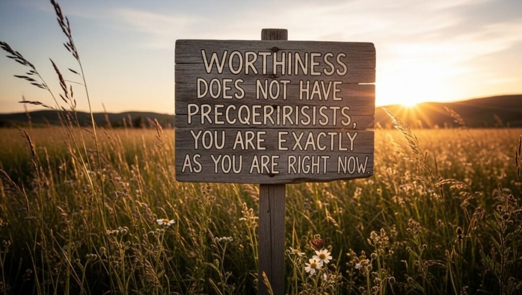 Self Worth Brene Brown Quotes