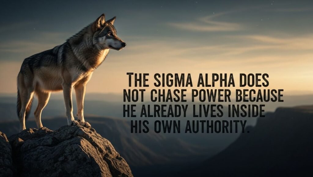 Sigma Alpha Male Quotes