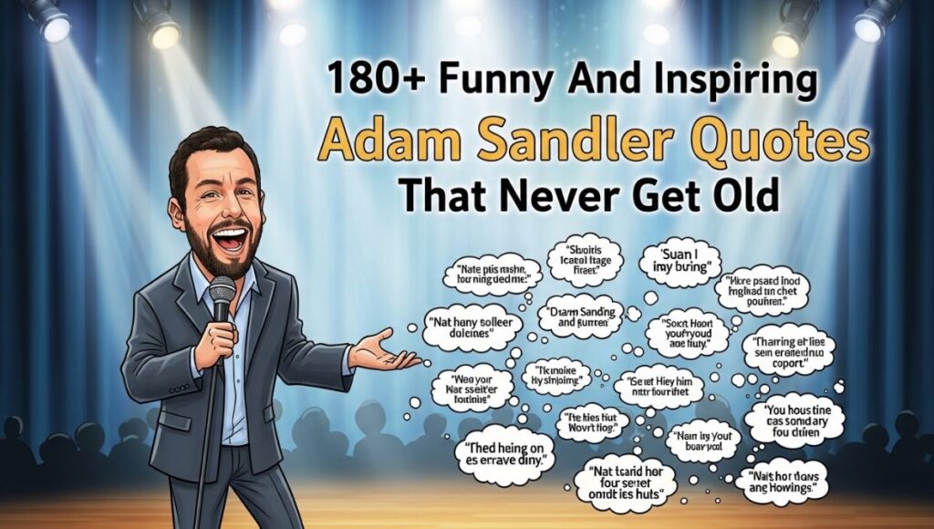 180+ Funny & Inspiring Adam Sandler Quotes That Never Get Old