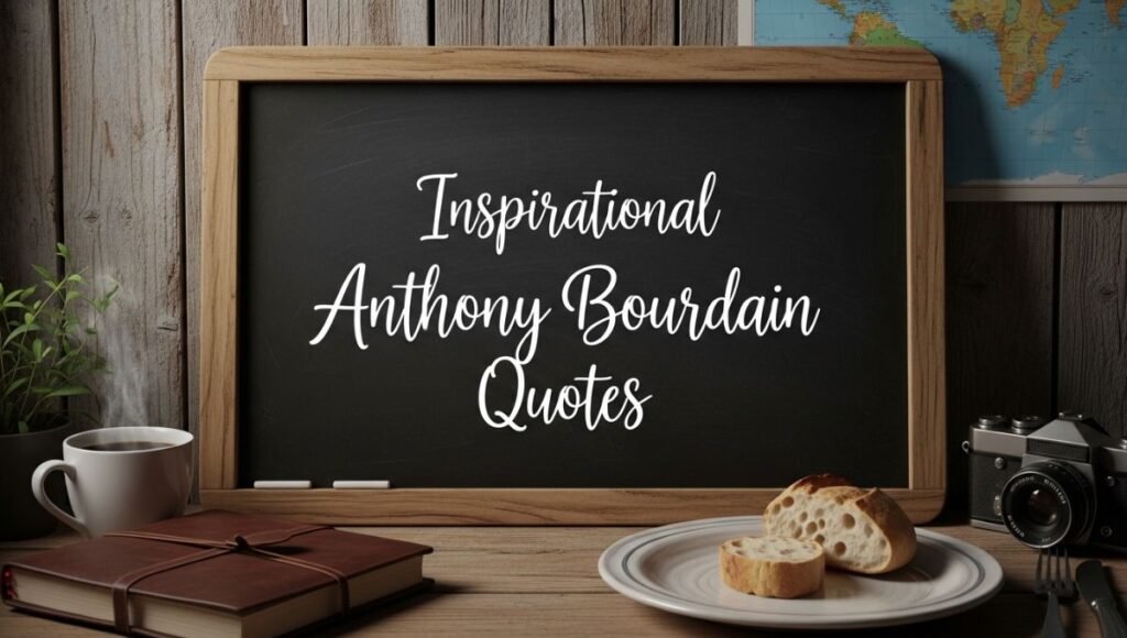 Inspirational Anthony Bourdain Quotes