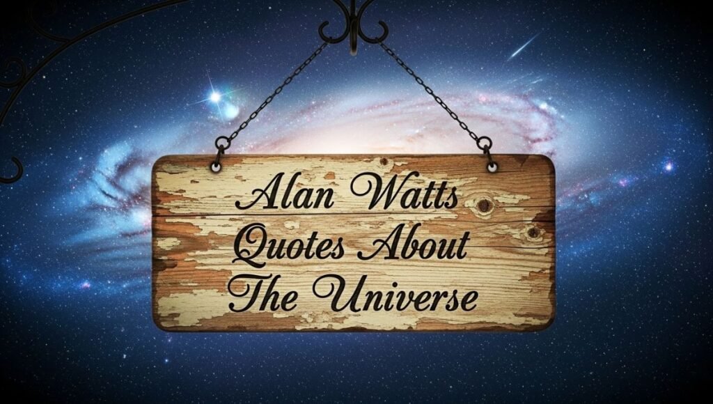 Alan Watts Quotes About The Universe