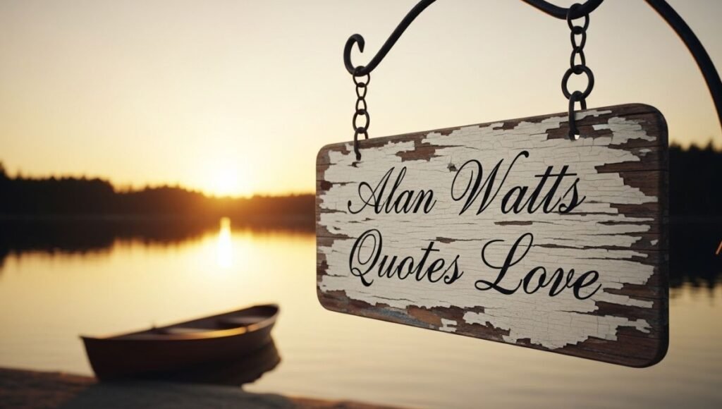 Alan Watts Quotes Love