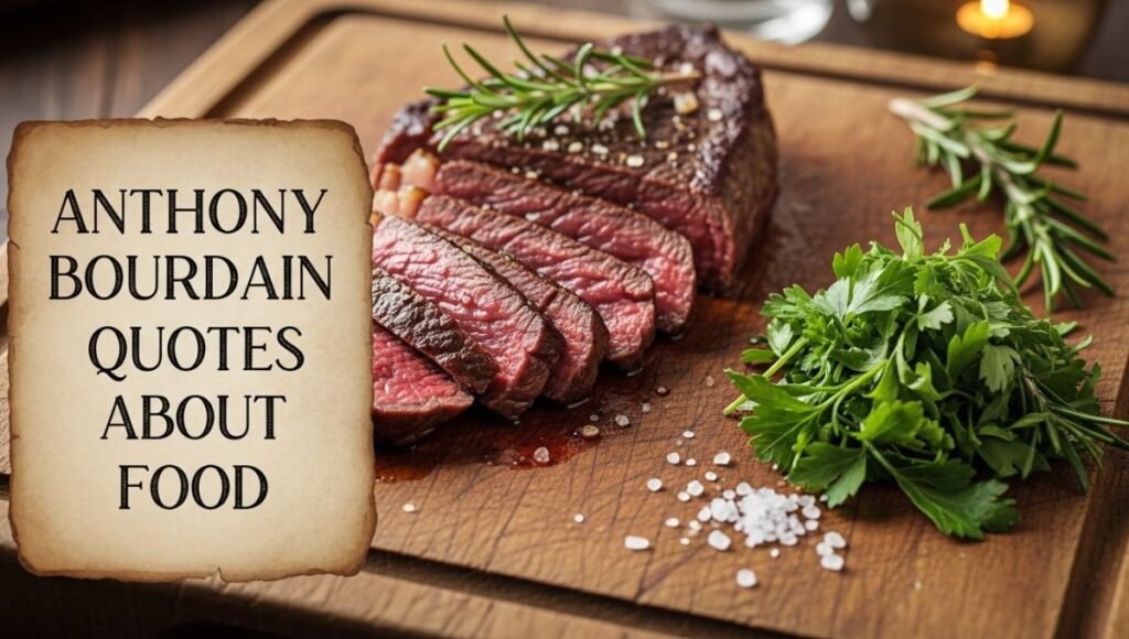 Anthony Bourdain Quotes About Food