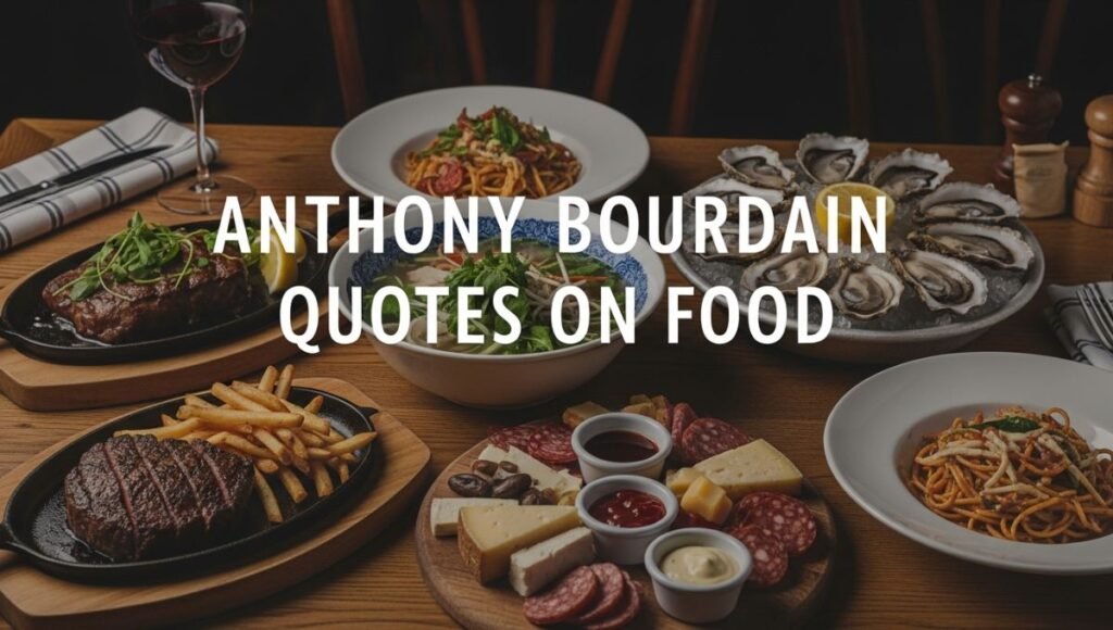 Anthony Bourdain Quotes On Food