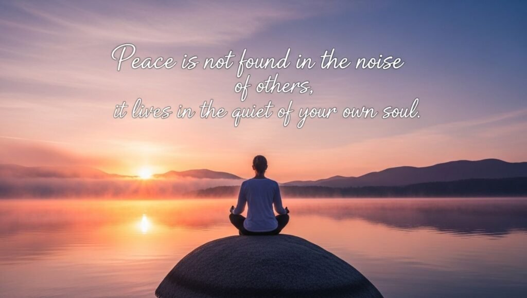 Finding Peace In Being Alone Quotes