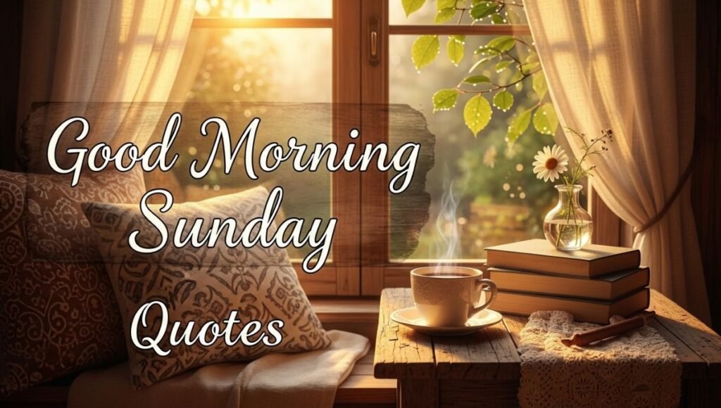 Good Morning Sunday Quotes