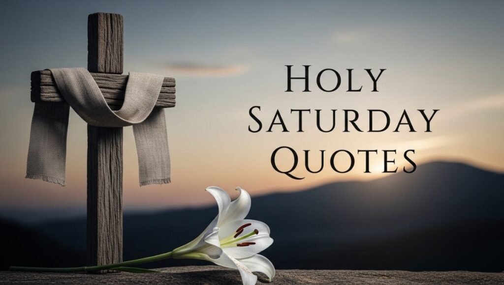 Holy Saturday Quotes