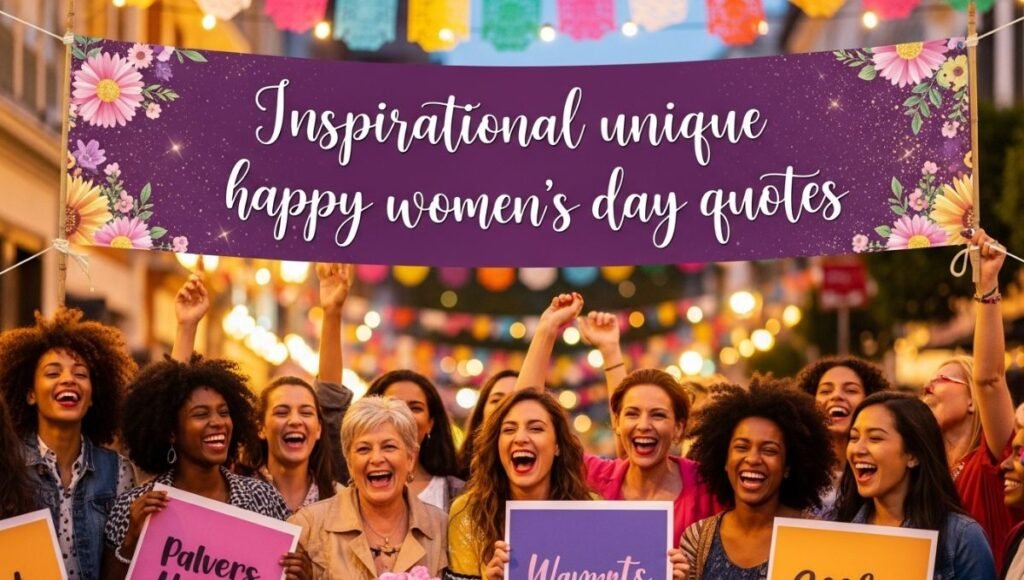 Inspirational unique happy women's day quotes 