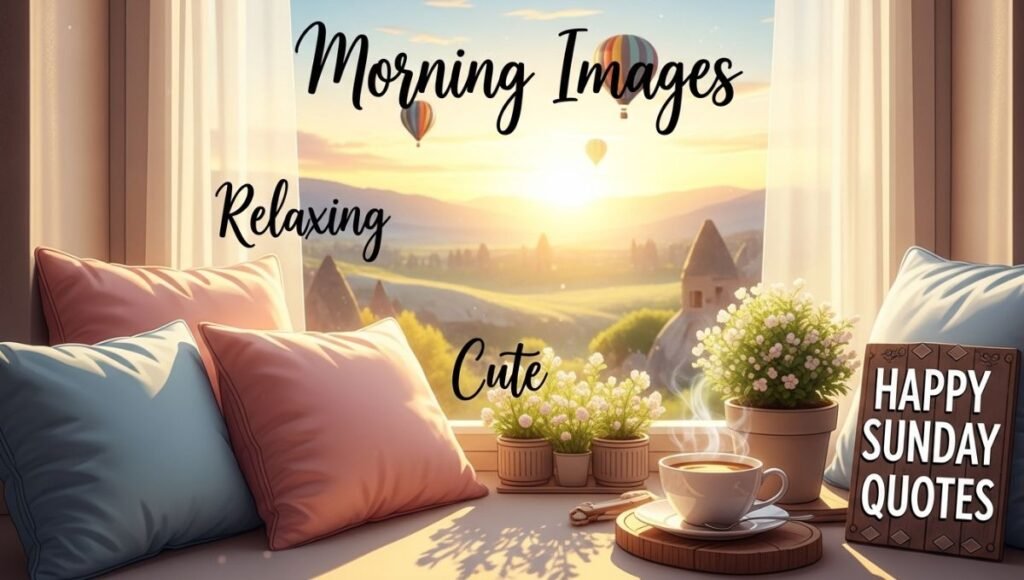 Morning Images Relaxing Cute Happy Sunday Quotes