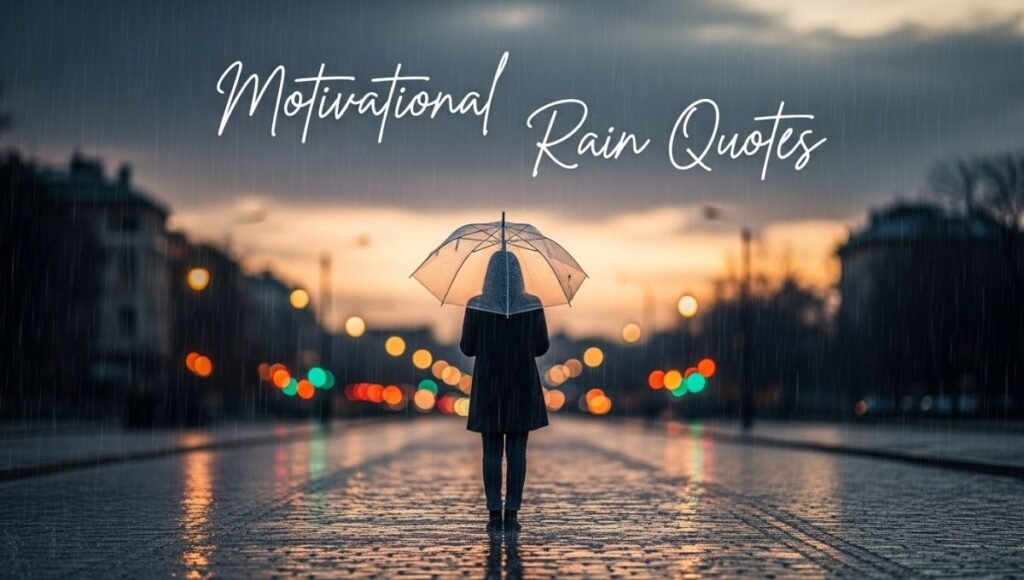 Motivational Rain Quotes