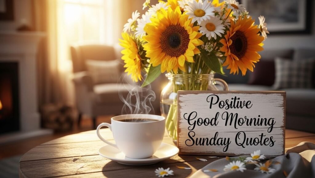 Positive Good Morning Sunday Quotes