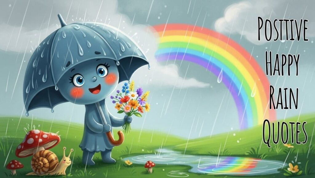 Positive Happy Rain Quotes