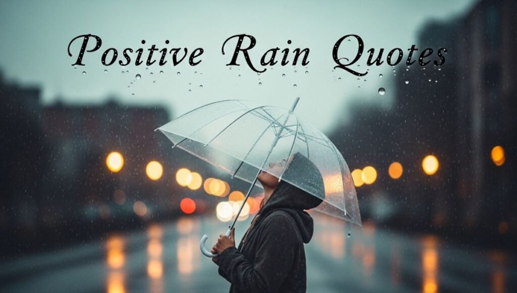 Positive Rain Quotes