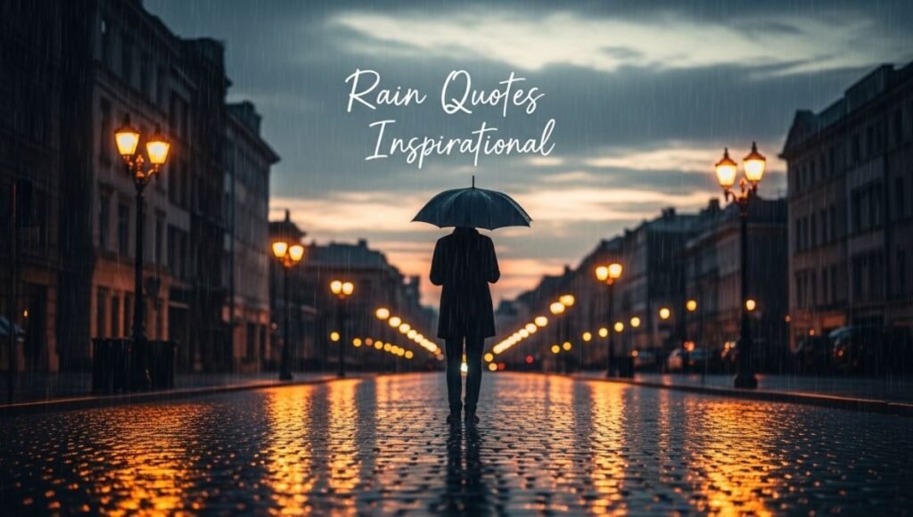 Rain Quotes Inspirational
