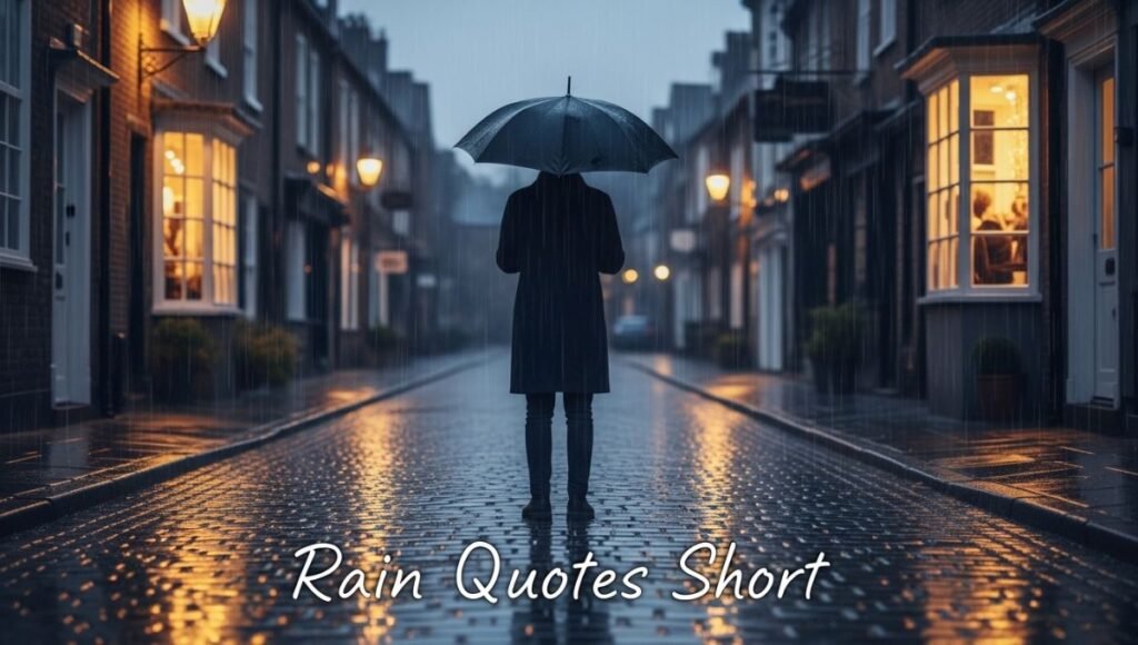 Rain Quotes Short