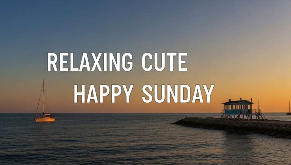 Relaxing Cute Happy Sunday Quotes