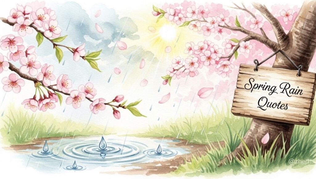 Spring Rain Quotes