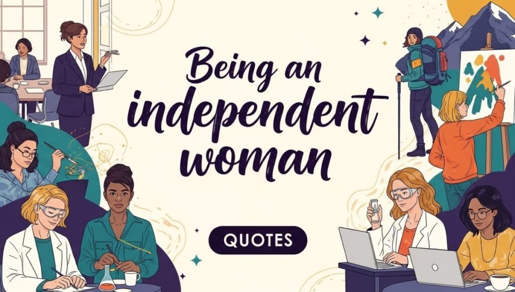 being an independent woman quotes