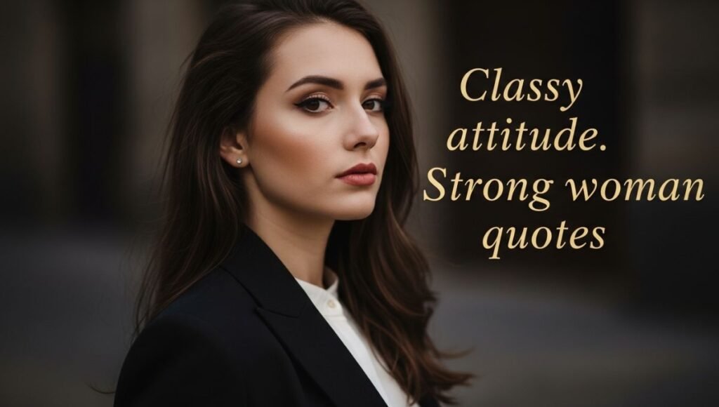 classy attitude strong woman quotes