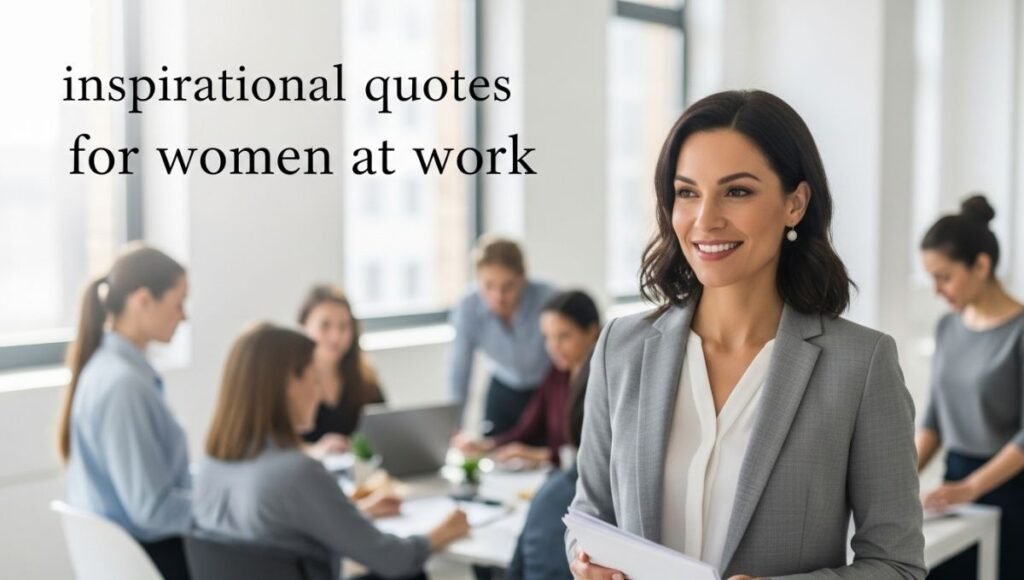 inspirational quotes for women at work 