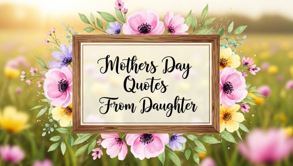 mothers day quotes from daughter 