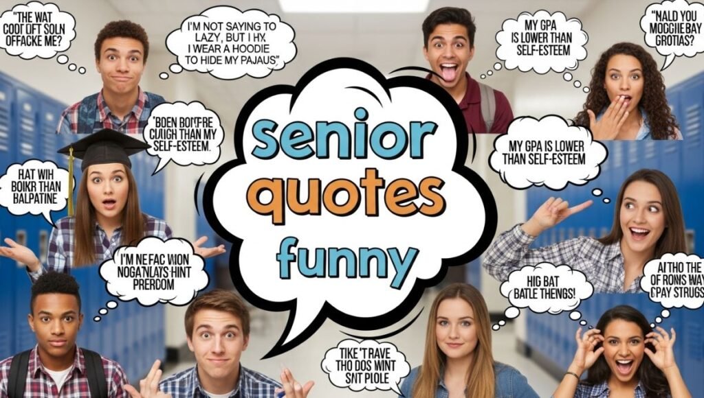 senior quotes funny