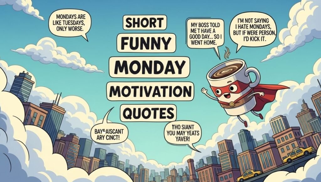 short funny monday motivation quotes