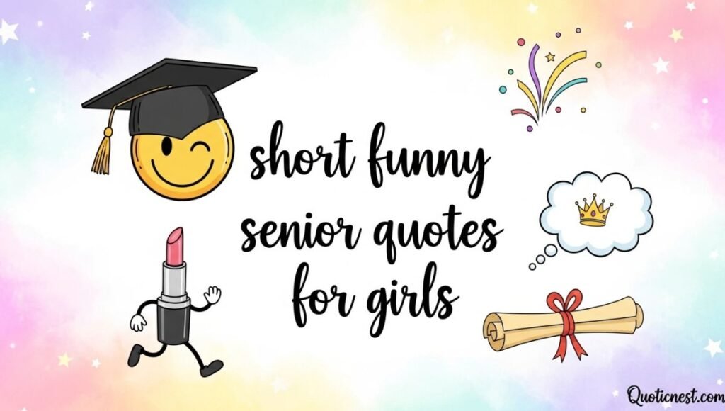 short funny senior quotes for girls