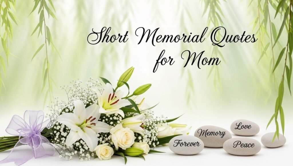 short memorial quotes for mom 