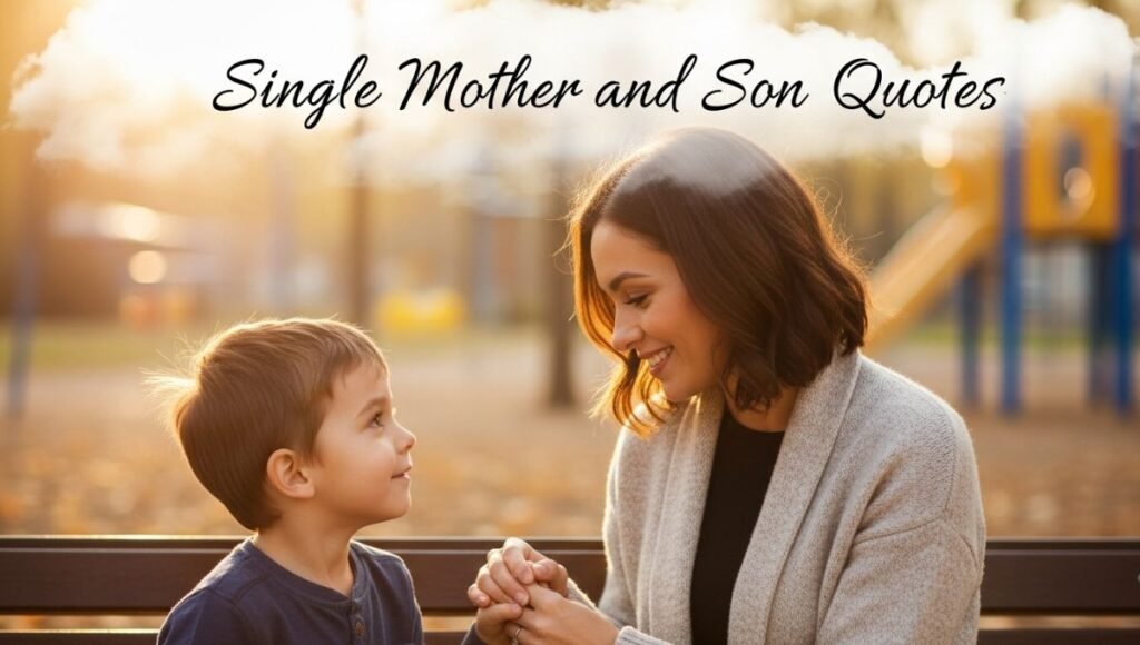 single mother and son quotes