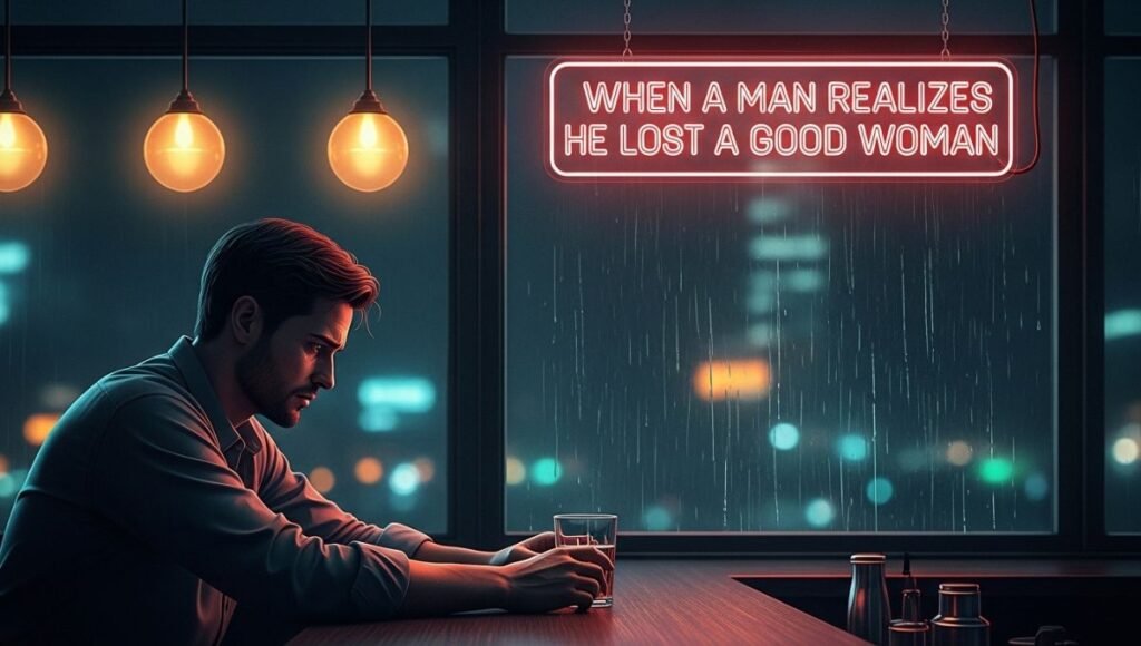 when a man realizes he lost a good woman quotes