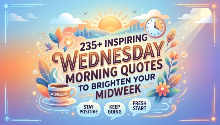Wednesday Morning Quotes
