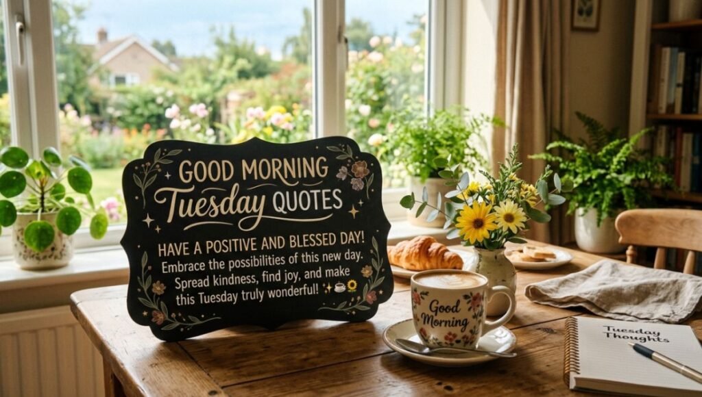 Good Morning tuesday quotes 