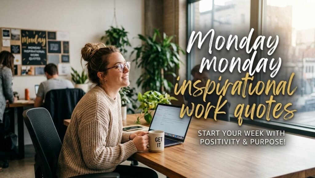 Monday monday inspirational work quotes 