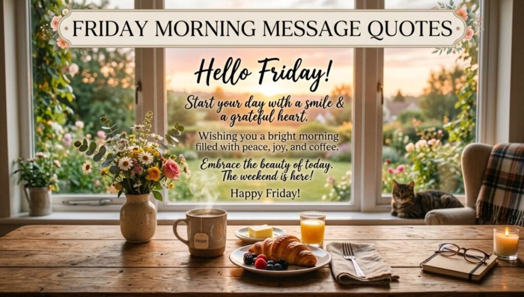 Morning friday message quotes
