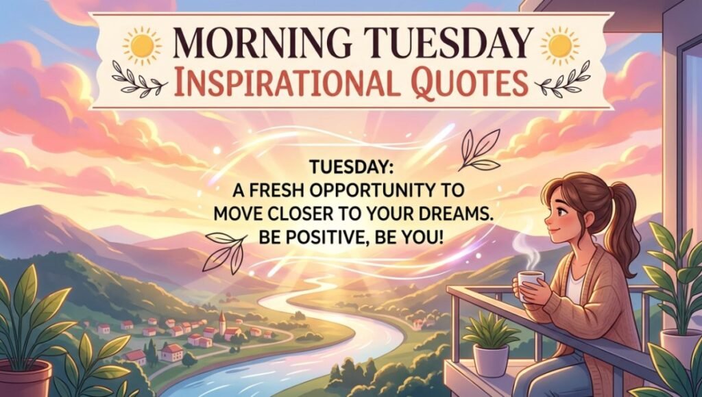 Morning tuesday inspirational quotes 