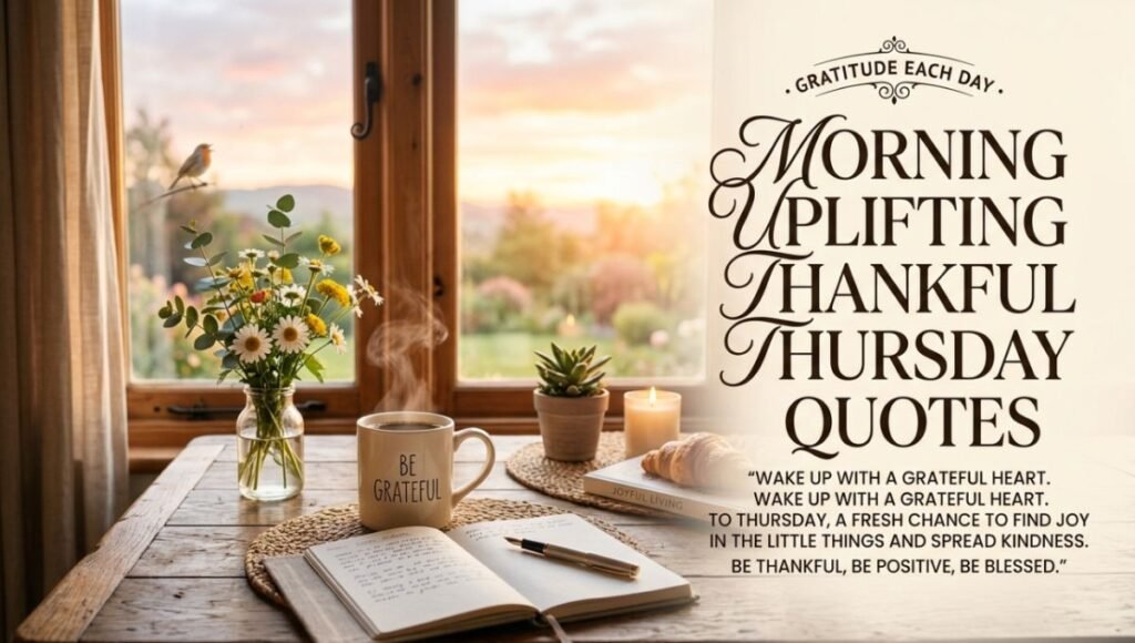 Morning uplifting thankful thursday quotes 