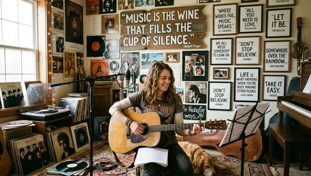 Music And song quotes in english