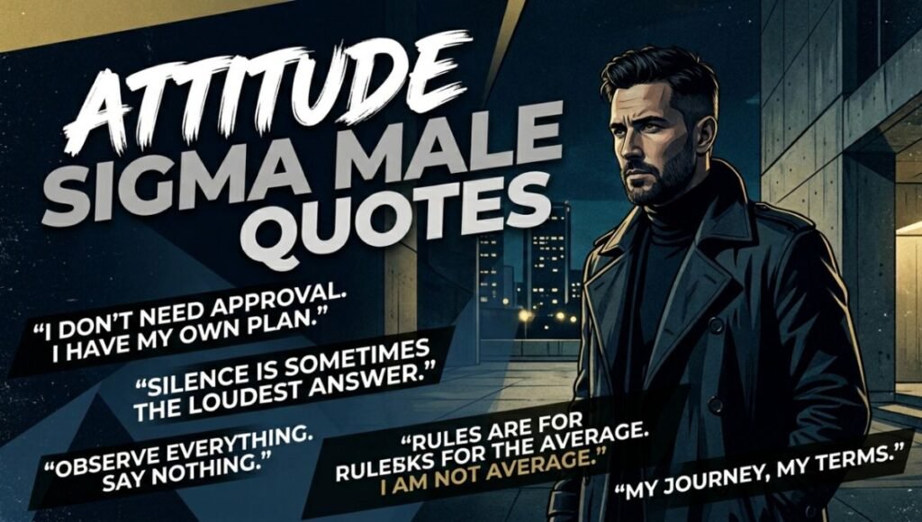 attitude sigma male quotes