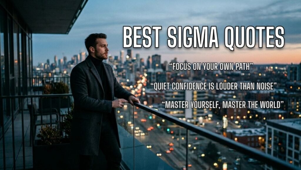 best sigma quotes