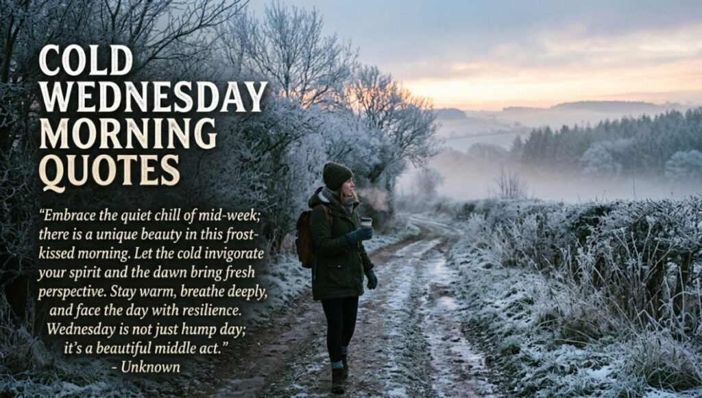 cold wednesday morning quotes