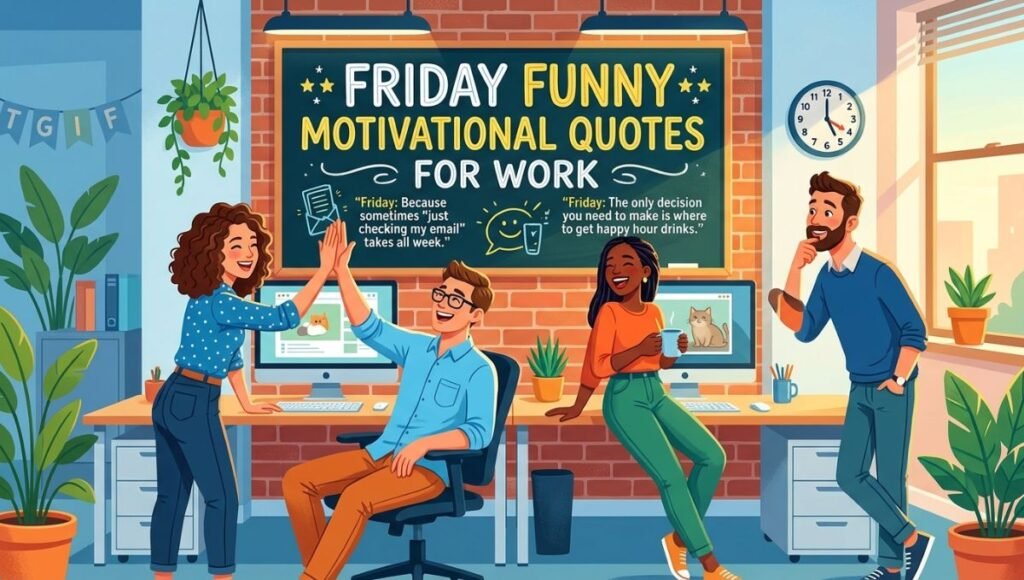 friday funny motivational quotes for work 