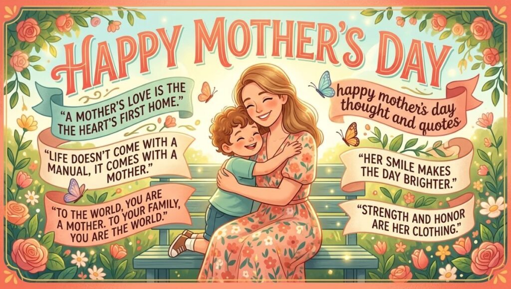 happy mothers day thought and quotes